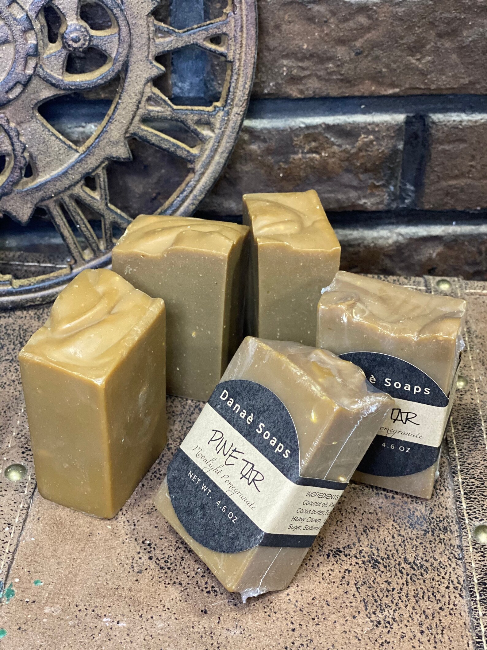 Pine Tar Soap Bar Sensitive Skin Etsy