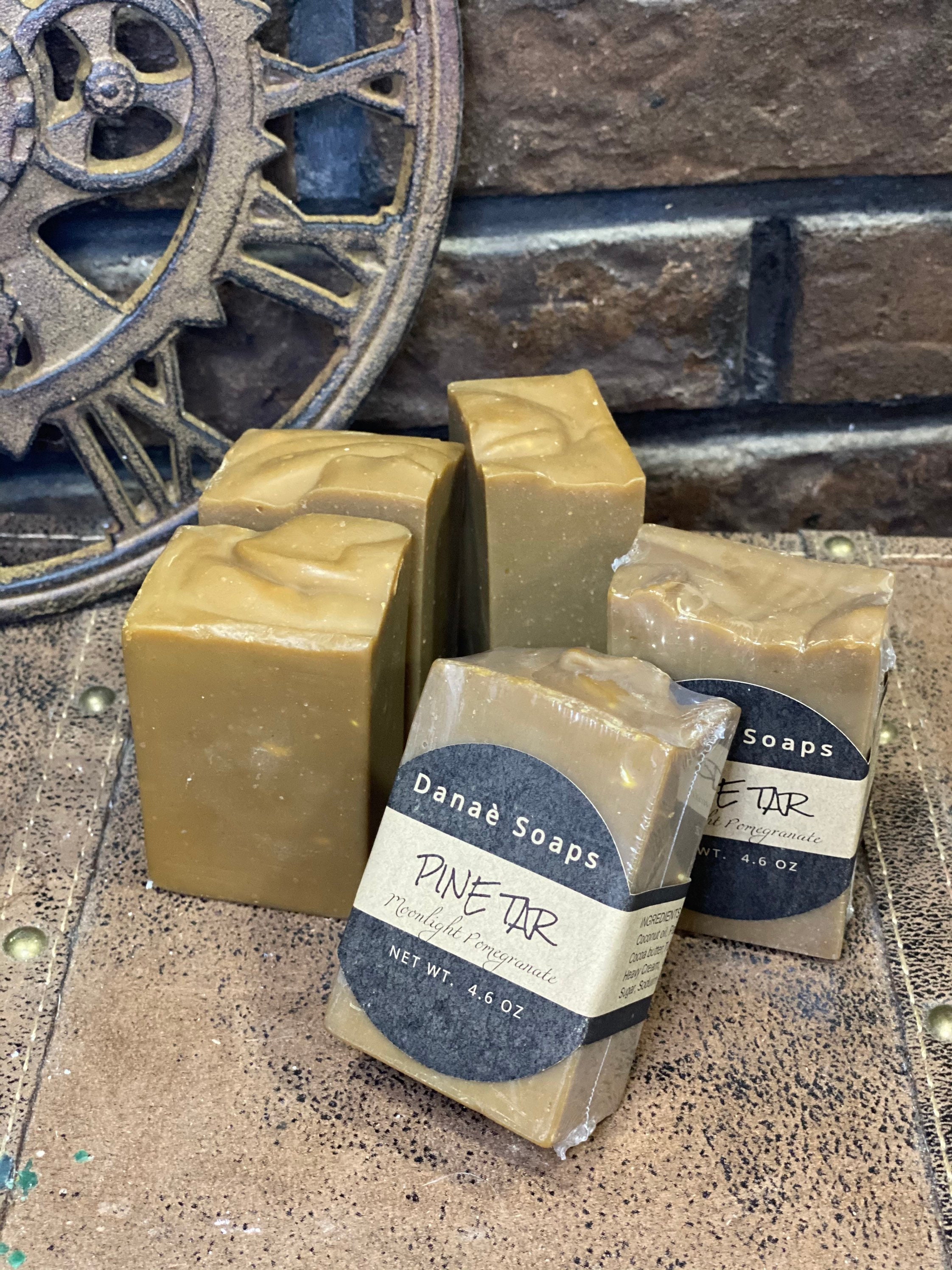 Pine tar soap bar sensitive skin Etsy