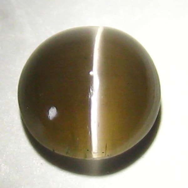 2.75 Ct Excellent Natural Brownish Gray Sillimanite Cat's-eye Gem Stone