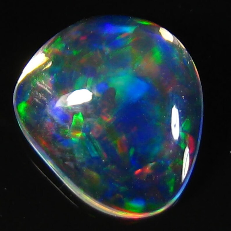Sparkling 1.29 Ct Natural Mexican Jelly Opal Tumbles Shape Top Lusters