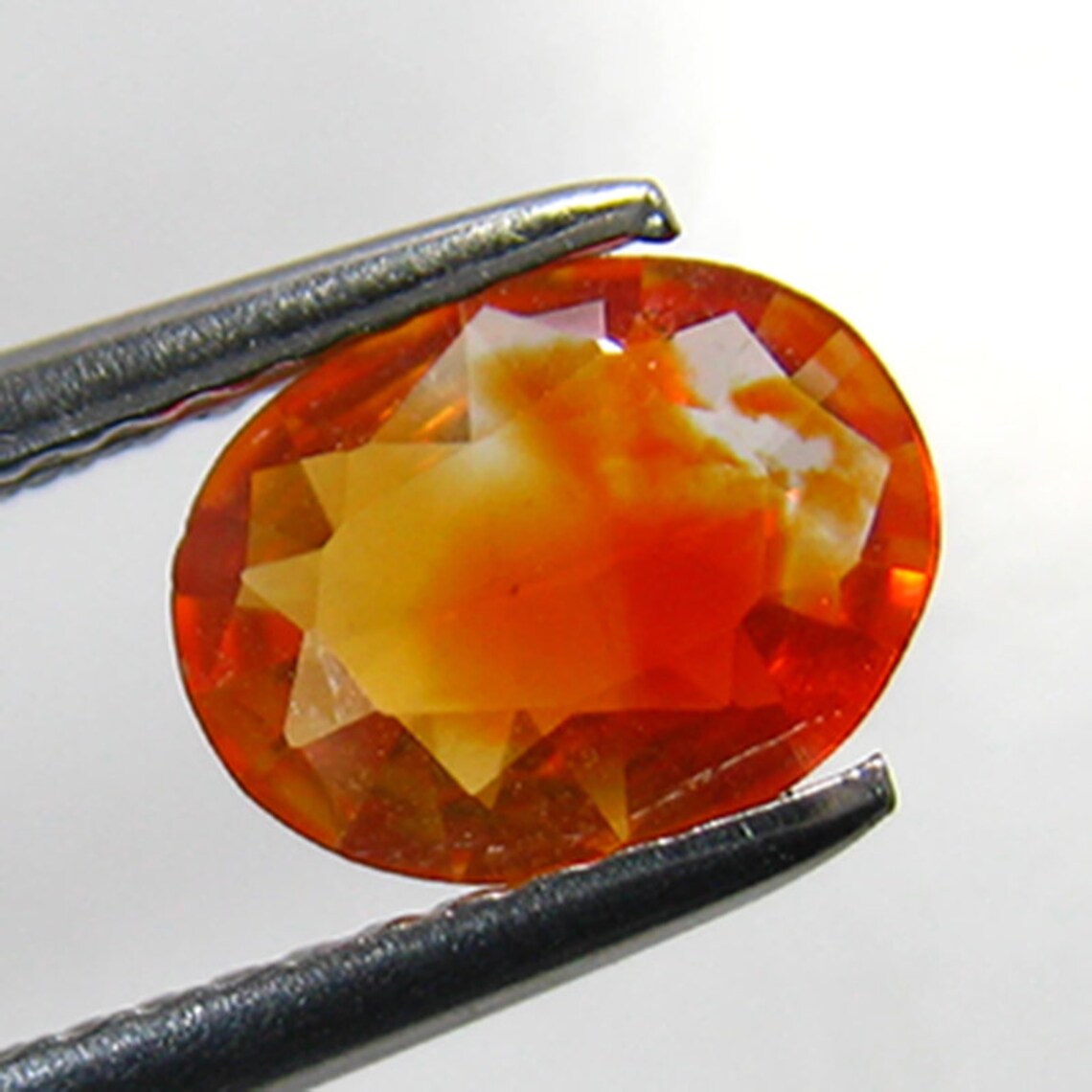 0.68ct Natural Mexican Orangish Yellow Fire Opal Cut Top Etsy