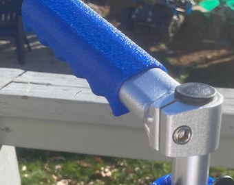Free Shipping | Handle Grip | Ergonomic Non Slip Finger Groove | Zuca Cart Round Pole Mods | DG Cart Custom Parts | MDA3DP