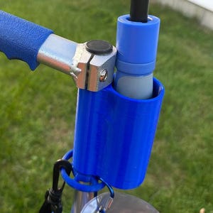 Free Shipping | Umbrella & Glow Flashlight Holder | Zuca Round Pole Cart Accessory | 3D Printed DG Mod  | MDA3DP