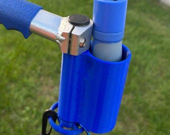 Free Shipping | Umbrella & Glow Flashlight Holder | Zuca Round Pole Cart Accessory | 3D Printed DG Mod  | MDA3DP