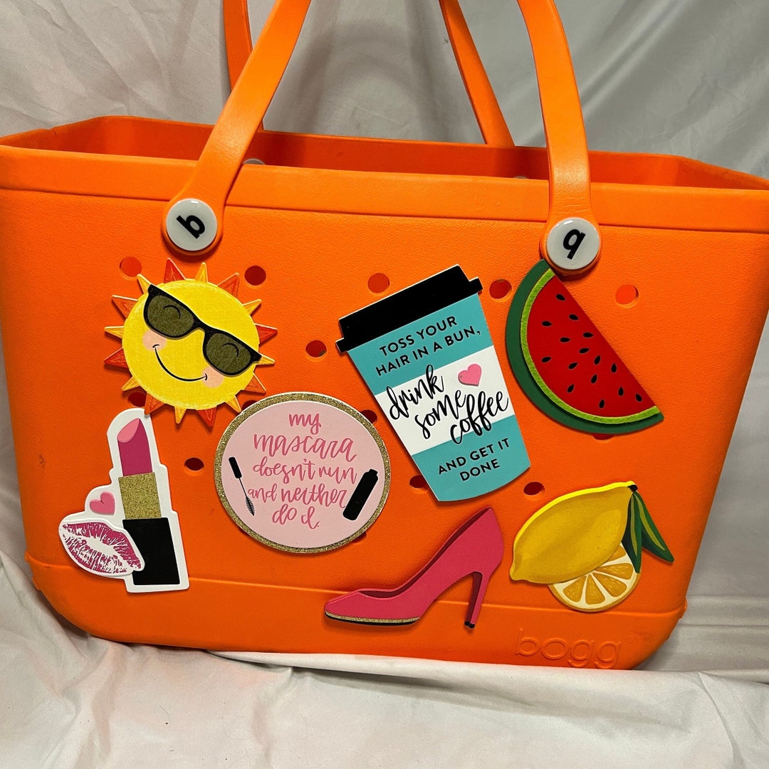 MDA3DP, Summer Bogg Bag Bit & Simply Southern Accessories, Wood Crafts, Painted Wood With 3D
