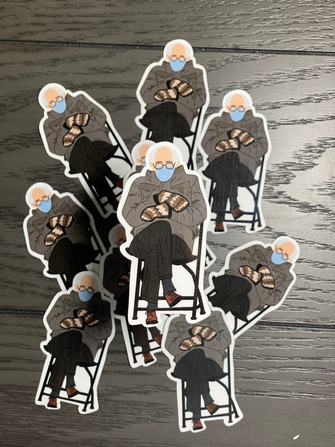 Bernie Sanders Inauguration Meme Sticker, Bernie Meme, Bernie Sanders ...