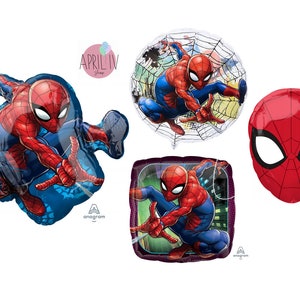 29'' SPIDERMAN BALLOON| Spiderman Bubble Balloon| Spiderman Foil Balloon|  Spiderman Birthday Party|  Spiderman Party| Spiderman Party Decor