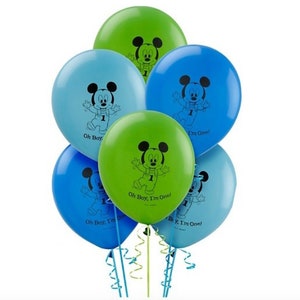 BABY BOY BALLOON| First Birthday Balloon| Disney Balloon| Mickey Mouse Balloon| Mickey Mouse Birthday Balloon| Disney Birthday Balloon