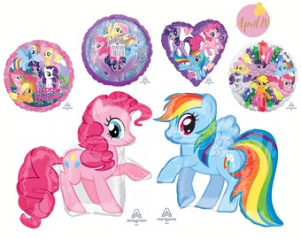 18'' My Little Pony Foil Balloon| My Little Pony Birthday Balloon| My Little Pony Round Balloons| My Little Pony Mylar Balloons