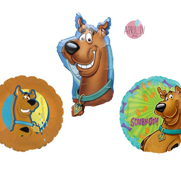 39'' Scooby-Doo Balloon| 18'' Scooby-Doo Balloon| Scooby Doo Balloon| Scooby Doo Party Decor| Scooby Doo Birthday| Scooby Doo Party