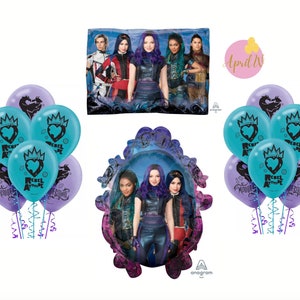 Disney Descendants 3 Party Supplies Birthday Balloon Decoration