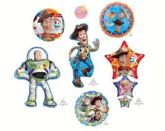 44'' Toy Story Woody Balloon| 36'' Buzz Light Year Balloon| 18'' Toy Story Balloon| Toy Story Balloons| Toy Story Foil Balloons| Toy Story