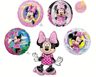 18'' Sitting MINNIE MOUSE Balloon| Minnie Mouse Bubble Balloon| Minnie Mouse Foil Balloon| Minnie Mouse Birthday Balloon| Minnie Mouse Party