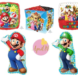 33&#39;&#39; SUPER MARIO BALLOON| 38&#39;&#39; Luigi Balloon| Mario Bros Balloons| Super Mario Balloons| Super Mario Birthday Party| Super Mario Party