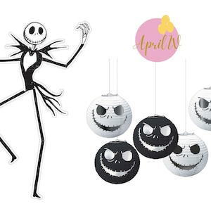 Nightmare Before Christmas Aufkleber-Set | 12 Bögen Mit 300 Aufklebern (Jack Skellington, Sally, Zero) | Für Kindergeburtstag & Halloween