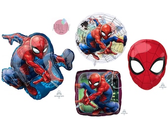 29'' SPIDERMAN BALLOON| Spiderman Bubble Balloon| Spiderman Foil Balloon|  Spiderman Birthday Party|  Spiderman Party| Spiderman Party Decor