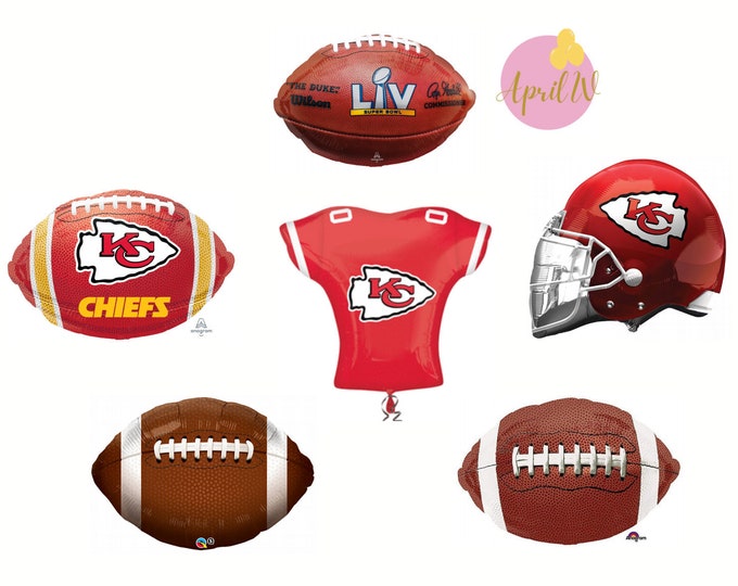 Kc Chiefs Balloons Kansas City Chiefs Balloons KC CHIEFS Etsy