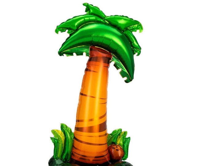 56'' JUMBO PALM TREE Balloon Palm Tree Mylar Balloon Palm Tree Foil