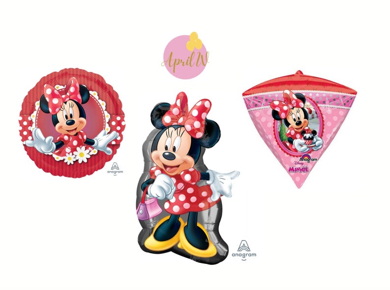 32'' MINNIE MOUSE Balloon| Minnie Mouse Balloon| Minnie Mouse Foil Balloon| Minnie Mouse Birthday Balloon| Minnie Mouse Party Decor image 1