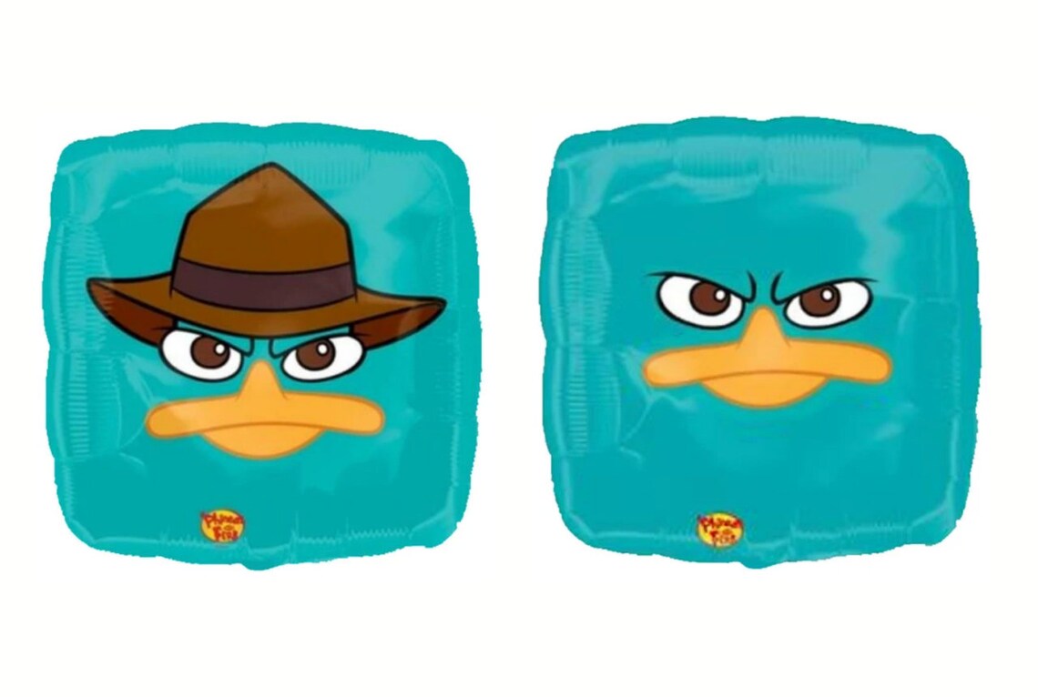 18'' Phineas and Ferb Balloon| 18'' Agent P Foil Balloon| Phineas and ...