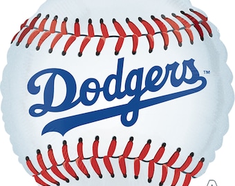 24'' LA DODGERS JERSEY Balloon| 18'' Dodgers Baseball Balloon| Dodgers Foil Balloon|Dodgers Sports Balloon| Sports Party| Sports Party Decor