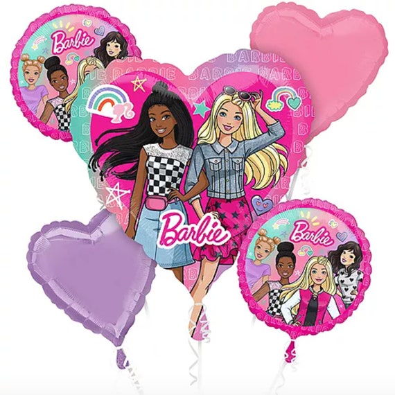 Barbie birthday balloons sale