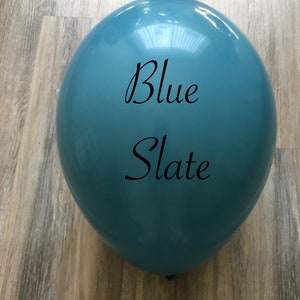 Matte Blue, Green Latex Assortment Latex Balloons Green Latex Balloons Blue Latex Balloons Matte Balloons image 6