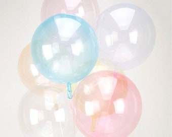 18'' Crystal CLEARZ Balloon| 10'' CLEAR Bubble Shape Balloon| Birthday Balloon| Clear Round Shape Balloon| Bubble Balloon| Clear Balloon