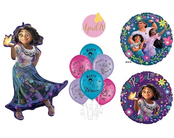 Encanto Balloons| Encanto Foil Balloons| Encanto Birthday Balloons| Encanto Birthday Party| Mirabel Balloon| Mirabel Encanto