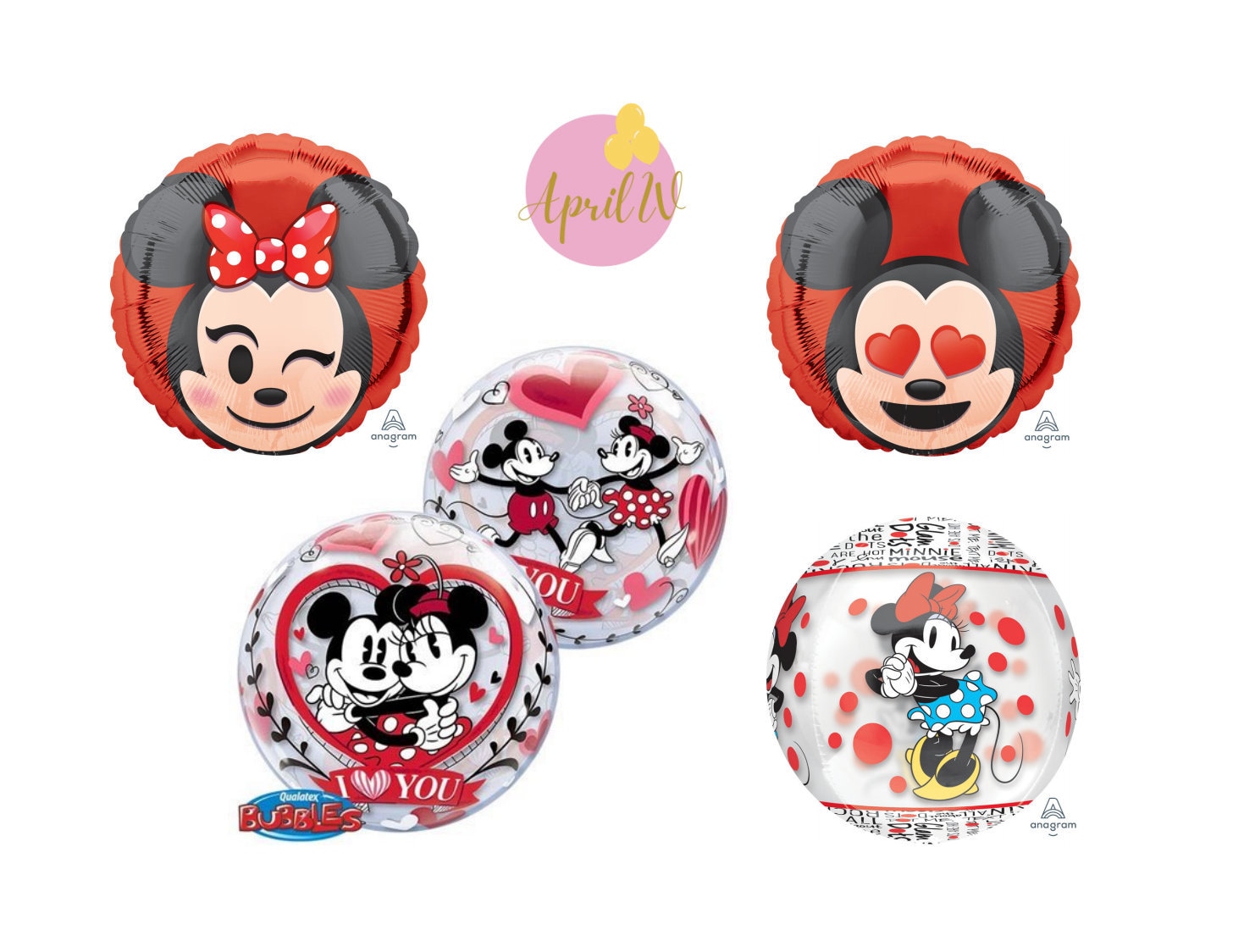 Disney Mickey Mouse Satin Foil Balloon, Black/Yellow, 16.5-in, Helium Inflation