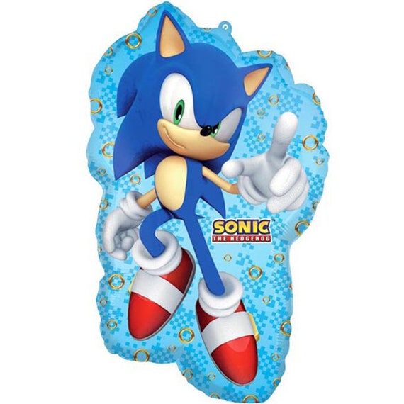 Sonic 8 Ans Anniversaire Décoration, Sonic Anniversaire Ballon