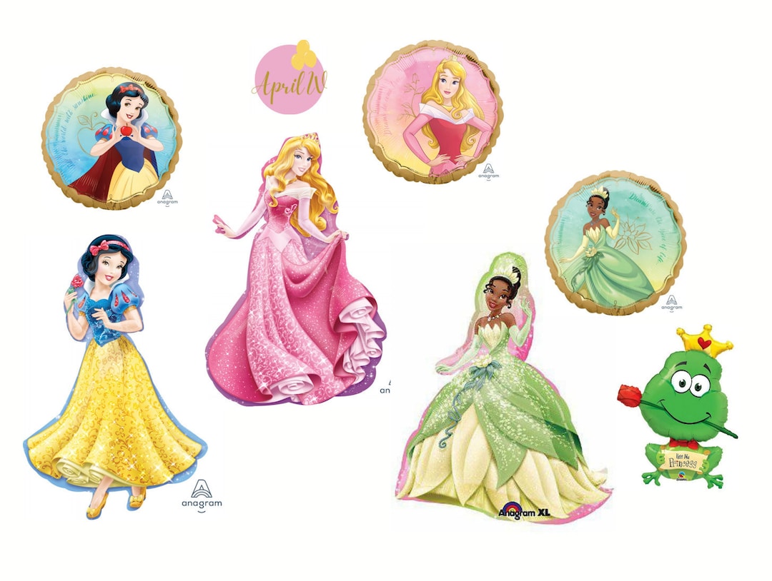 DISNEY PRINCESSES Foil Balloons| Disney Princesses Mylar Balloons ...
