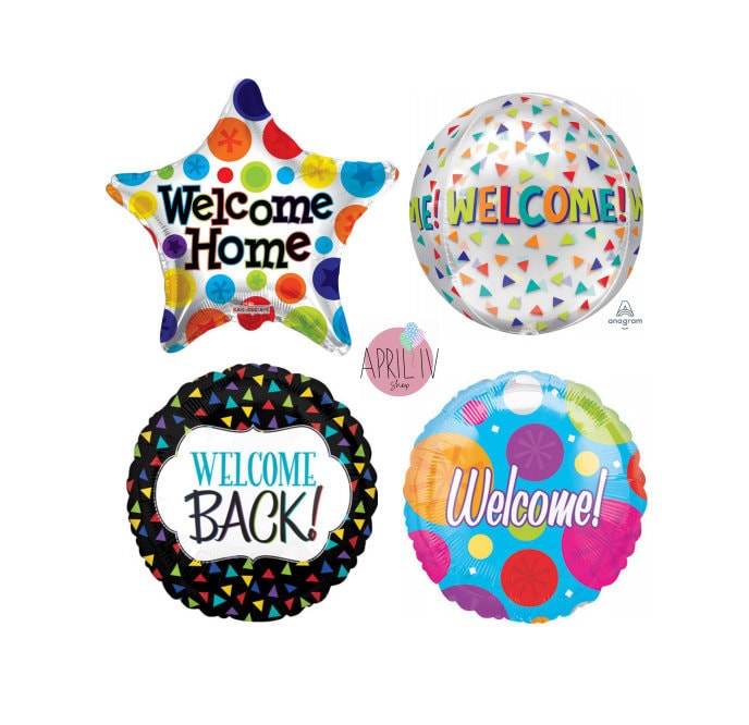 Welcome back balloons deals