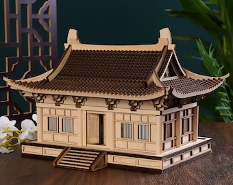 DIY Ancient Audience Hall Wooden Miniature Doll House kit || Adult Craft Gift Decor