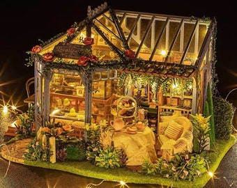 DIY ミニチュア ドールハウス キット インプレッション ハワイ || 1:24