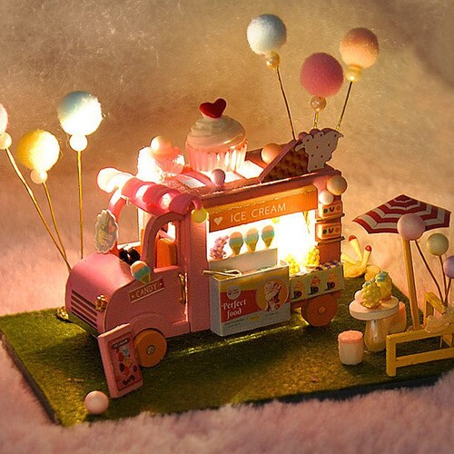 Ramen Dessert and Ice Cream Shop Miniature Doll House Kit - Etsy