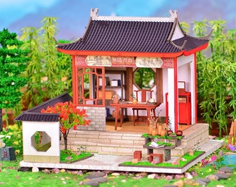 Kit fai da te per casa delle bambole in miniatura con mobili, modello di case artigianali con mobili giocattolo con luce LED, set di modelli di a | Leroy Merlin Kit fai da te per casa delle bambole in miniatura con mobili, modello di case artigianali con mobili giocattolo con luce LED, set di modelli di a | Leroy Merlin