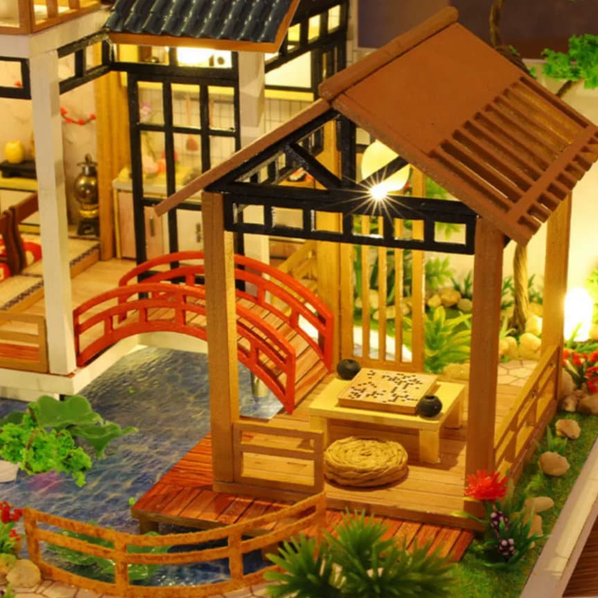 Cuteefun DIY Maison De Poupée Miniature, Maquette Maison Miniature Pour Construire En Kit Avec Meubles Anti Poussiere Cadeau Amz Cuteefun DIY Maison De Poupée Miniature, Maquette Maison Miniature Pour Construire En Kit Avec Meubles Anti Poussiere Cadeau Amz
