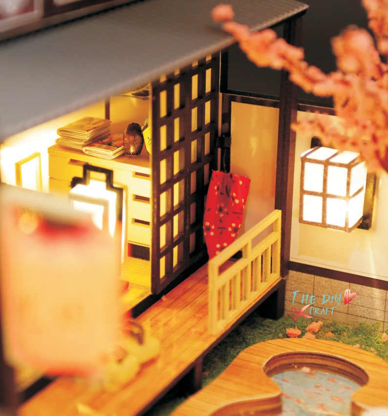 DIY Japanese Style Wooden Miniature Doll House kit 124 Etsy