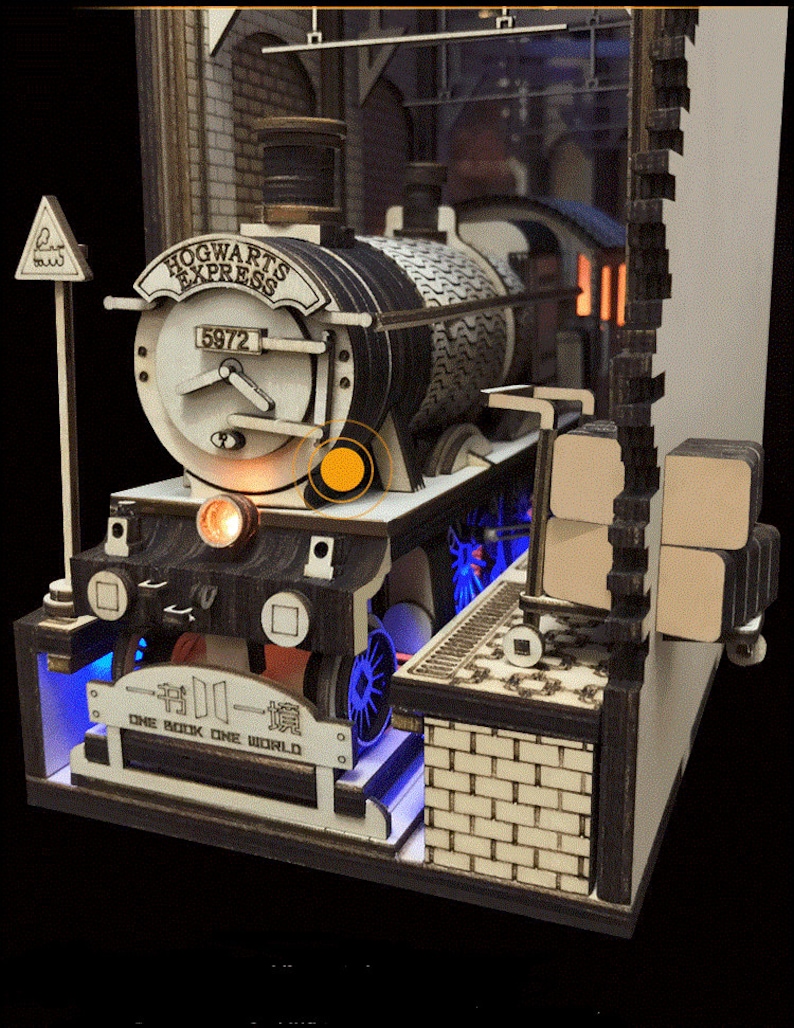 Alley Book Nook Platform 93/4 London Train Book Shelf Etsy Australia
