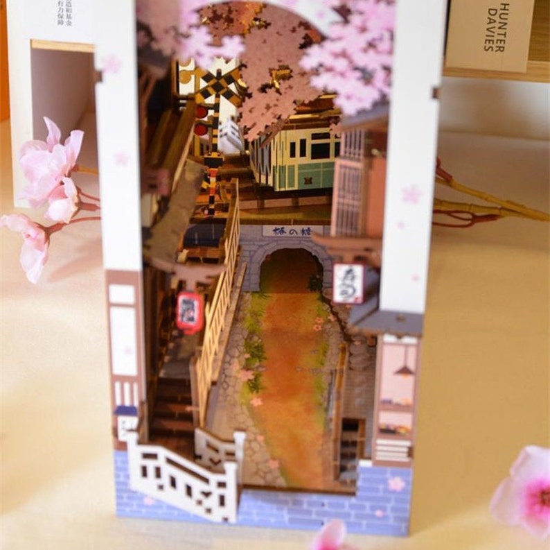 The Tranquil Train Journey: A DIY Kit Featuring Cherry Blossoms and ...
