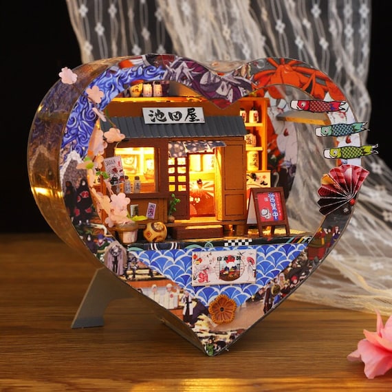Japanese Traditional Love Box Miniature Doll House Kit || 1:24
