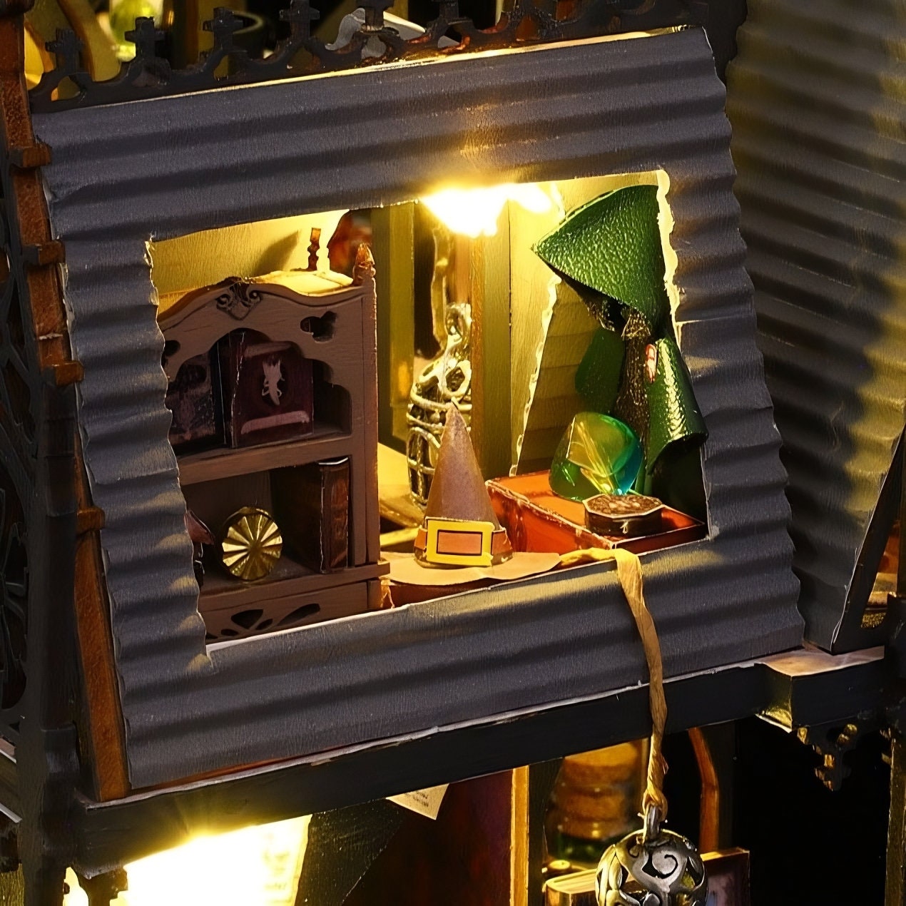 Miniatura Casa Delle Bambole Tavola Celeste Tarocchi Halloween 1:12 Artigianale