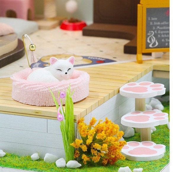 Taimimy Kit fai da te in Miniatura, DIY Case delle Bambole da Costruire in Legno con