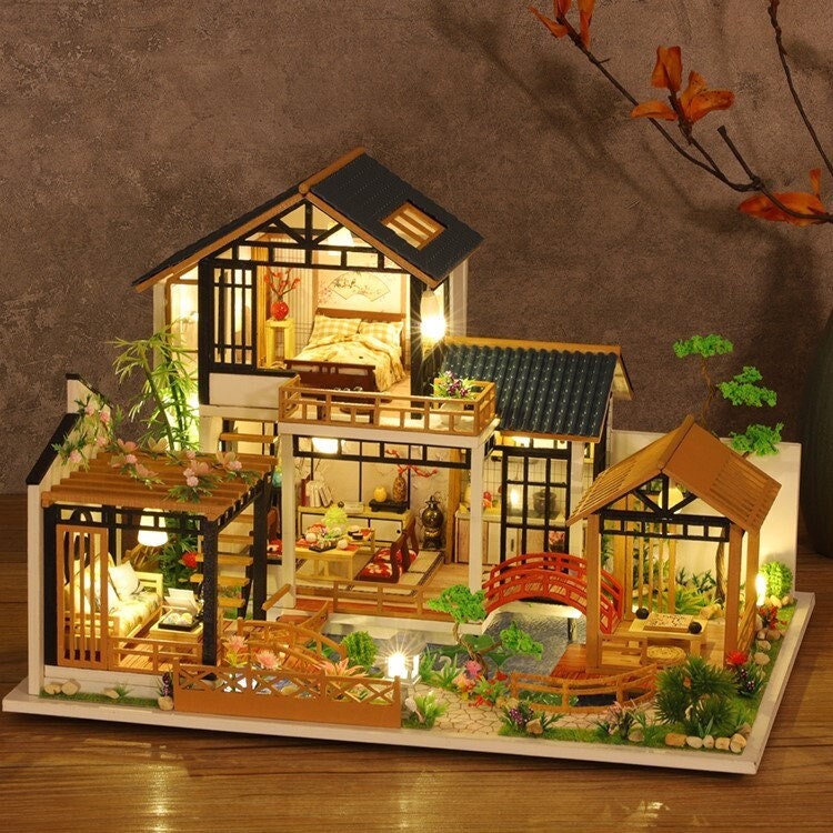 Recinzione In Miniatura Per Case Delle Bambole - 2 Pezzi, Legno, Lunghezza Totale 90 Cm, Per Mini Giardini Fai-da-te