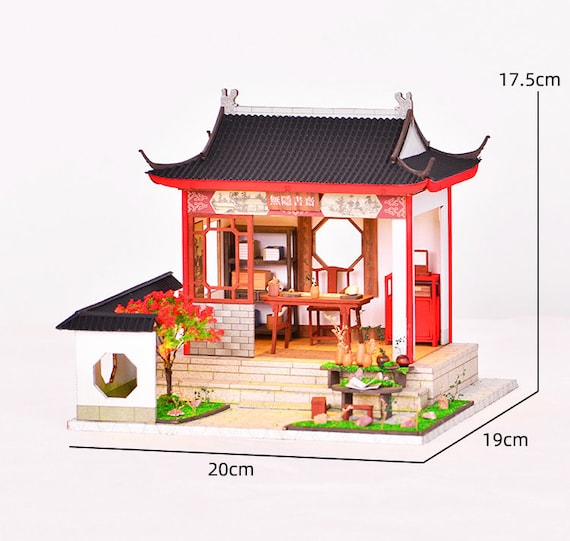 Luxury Doll House DIY Kit Wooden Japanese Architecture Self -  Finland