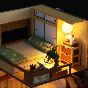 DIY Japanese Sushi Room Miniature Doll House Kit 1:24 With - Etsy