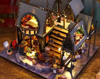 Casa delle Bambole Tavola di Autunno, Miniatura Torta di Casa delle Bambole Tavola di Autunno, Miniatura Torta di