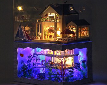 DIY ミニチュア ドールハウス キット インプレッション ハワイ || 1:24