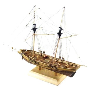 1:70 DIY Wooden Sailing Boat with assemble instruction